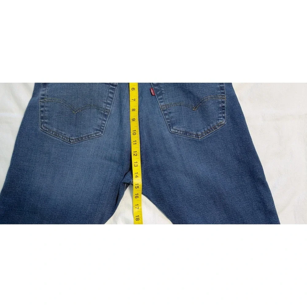 Levis 501 Denim Jeans Button Fly 36X30 Blue 5 Pocket Straight Leg Cotton Western
